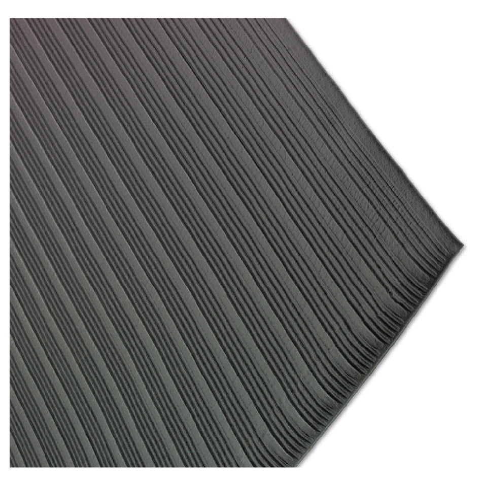 Carlisle KM4360BK 3' Anti-Fatigue Floor Runner 3/8 Inch Thick Vinyl Black