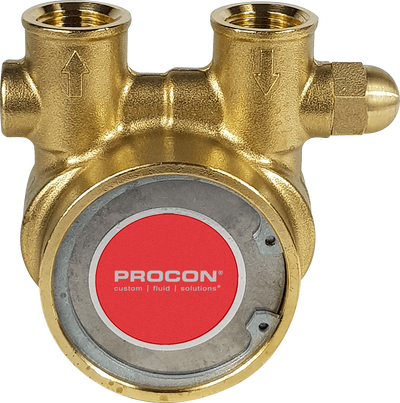 Procon® 104C240F11BC Series 4 Rotary Vane Fluid Pump- 240GPH (725LPH), EPDM/Nitrile, Standard-Non External adjust