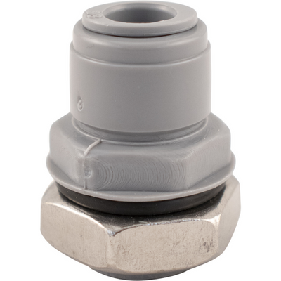 Duotight Push-In Bulkhead - 9.5 mm (3/8 in.) x 1/2 in. BSP - KL14564