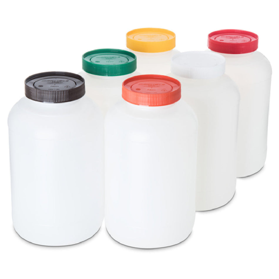 Carlisle PS80200 128 Oz BPA Free Polyethylene Container with Lid Assorted Colors