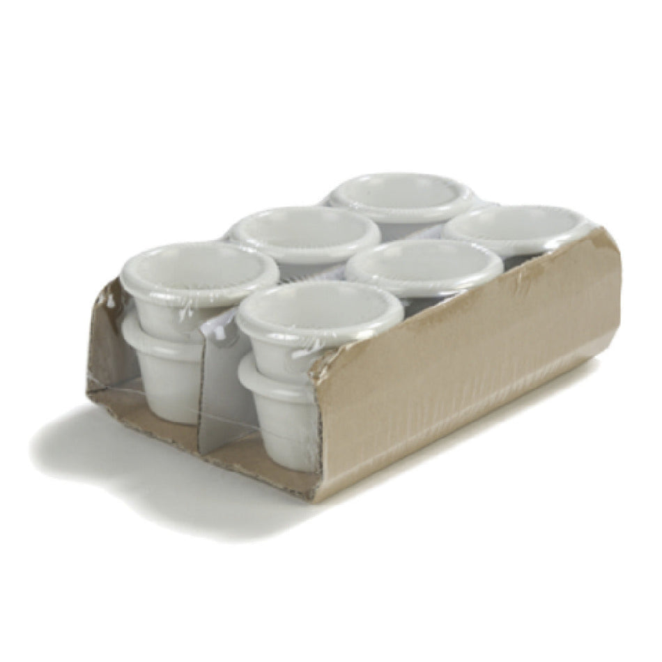 Carlisle S275-842 1-1/2 Oz Ramekin Smooth Melamine Bone NSF BPA Free