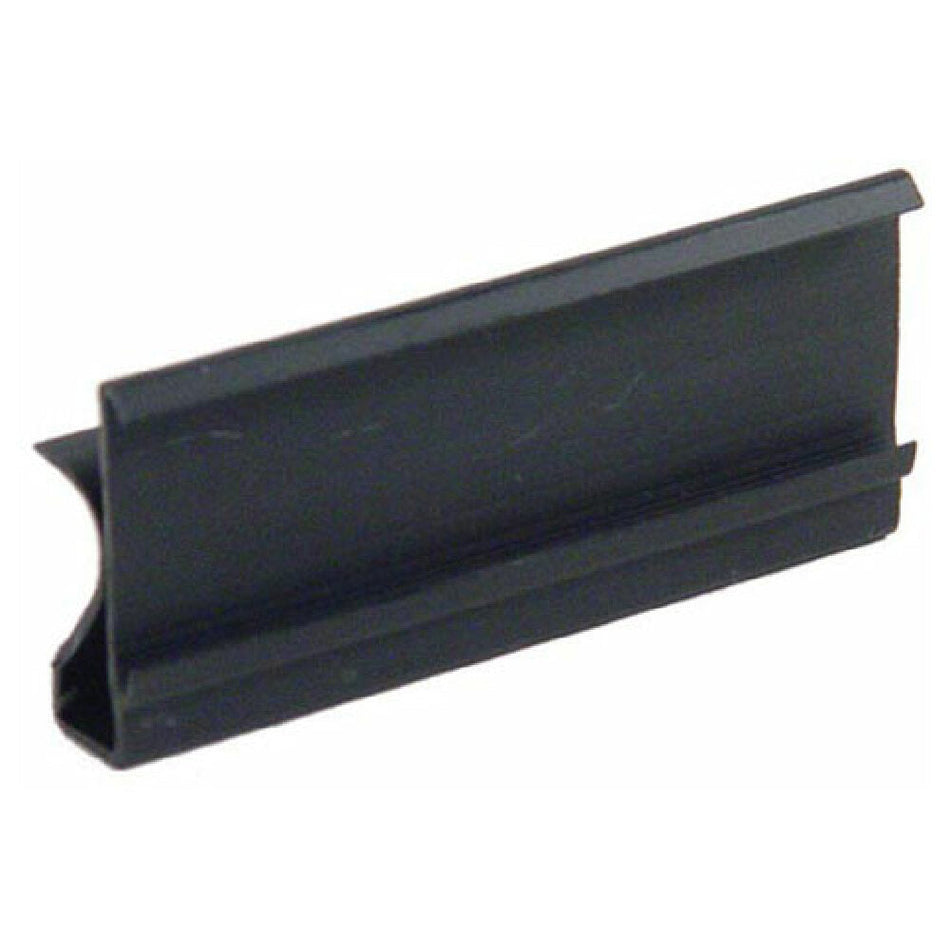 0.5 Inch Black Synthetic Paper Label Holder with Easy Mounting - 136262