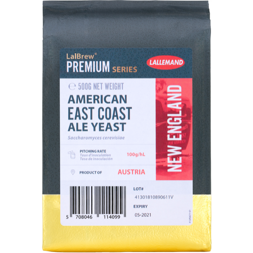 Lallemand | LalBrew® New England American East Coast Ale Yeast | Dry Beer Yeast, 500 Gram Bulk Pack