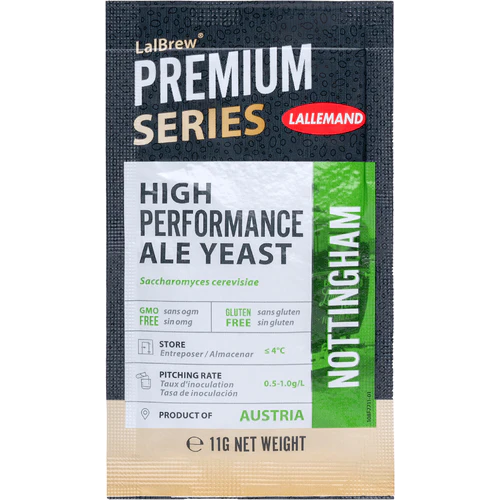 [3 Pack] Nottingham Ale Yeast, 11.5g