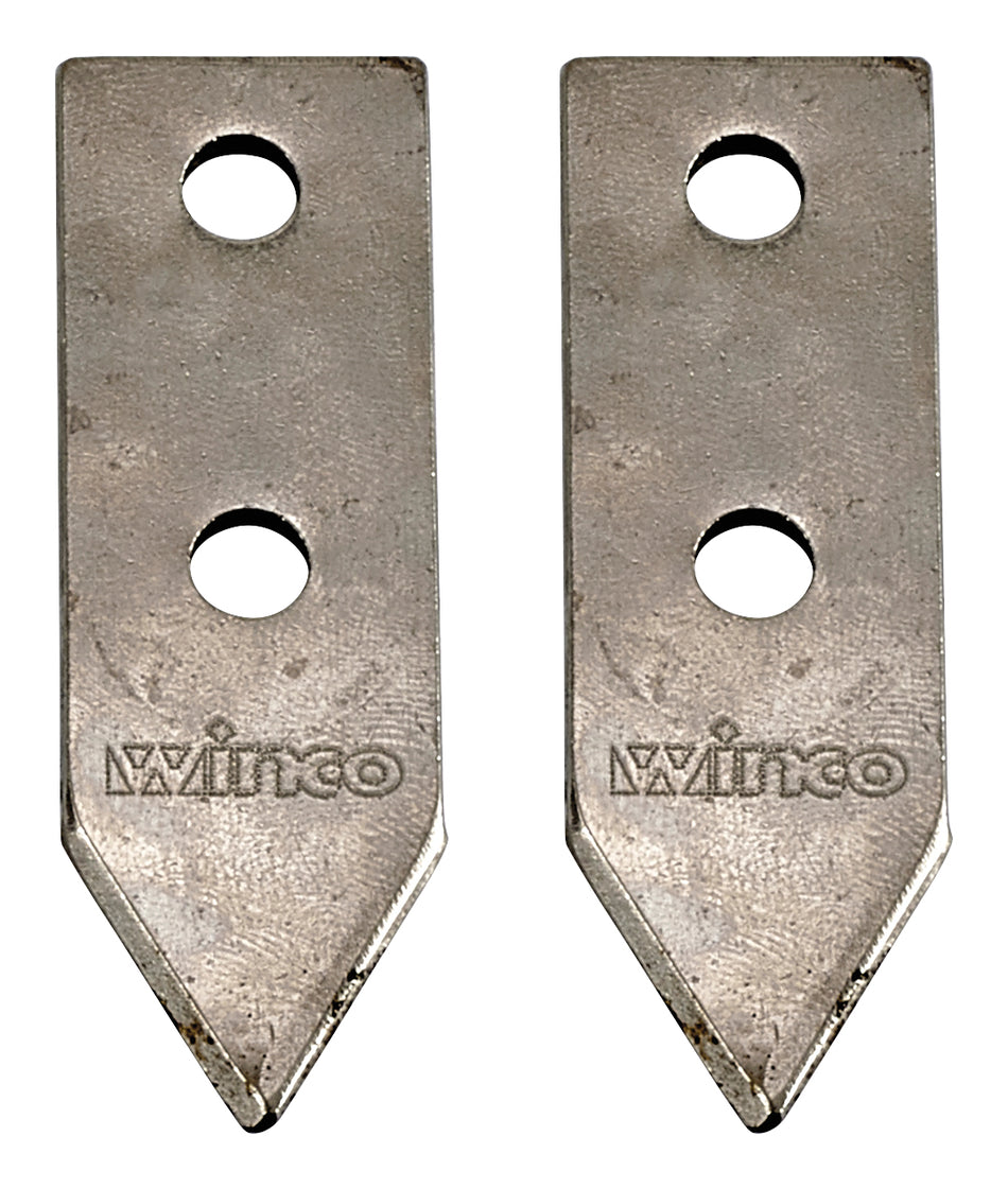 Winco CO-1B Replacement Blade Set Knife Parts Stainless Steel with 2 Pieces Included