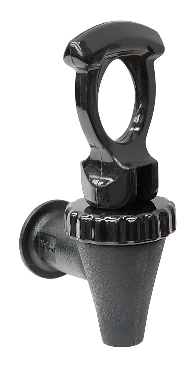 Winco PBD-3-F Faucet BPA Free NSF Plastic Black Beverage Dispenser