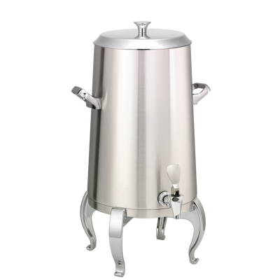 Flame Free™ Thermo-Urn™ 5-Gallon Vacuum Insulated Urn with Regal Legs and Flat Lid in Brushed Stainless