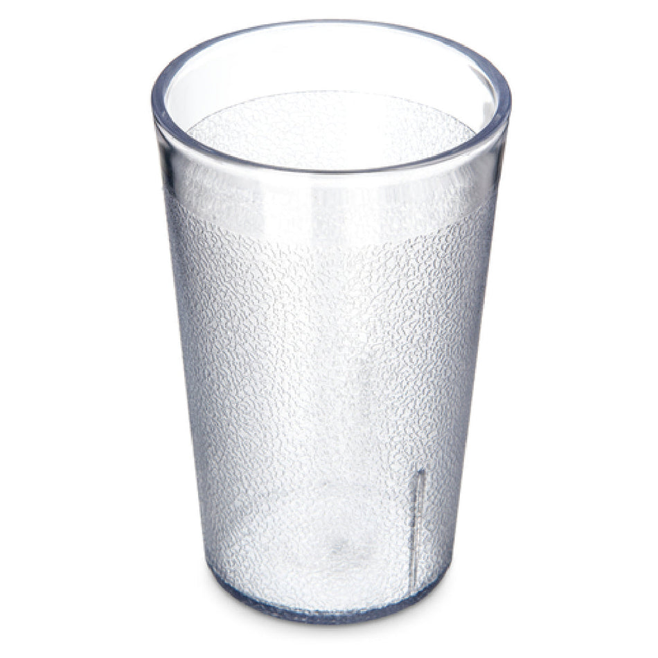 Carlisle 5506-207 9-1/2 Oz Tumbler SAN Clear Textured Dishwasher Safe
