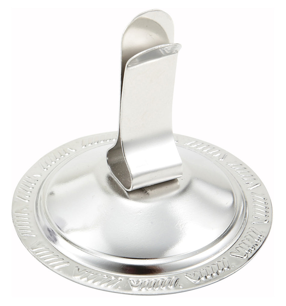 Winco MH-2C 2-1/2 Inch Menu Card Clip Stainless Steel with Slip-On Design