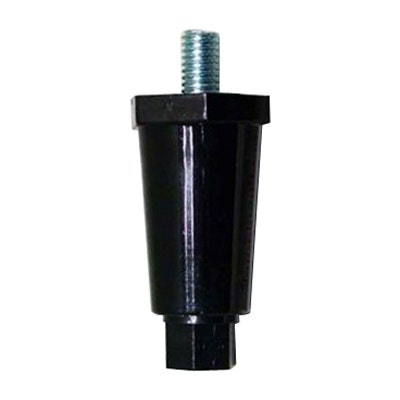 Cornelius Leg 2.5", Adjustable, Black Plastic