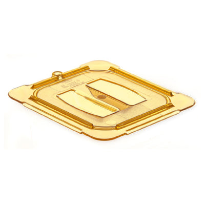 Carlisle 10510U13 6.88 Inch High Heat Universal Lid Handle Amber Solid