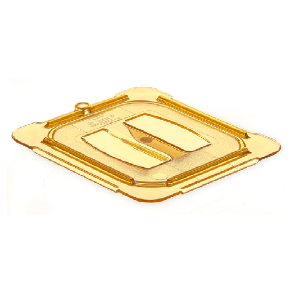 Carlisle 10510U13 6.88 Inch High Heat Universal Lid Handle Amber Solid