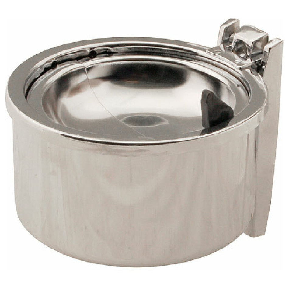 AllPoints 138140 5 Inch Stainless Steel Ashtray with Compact Design