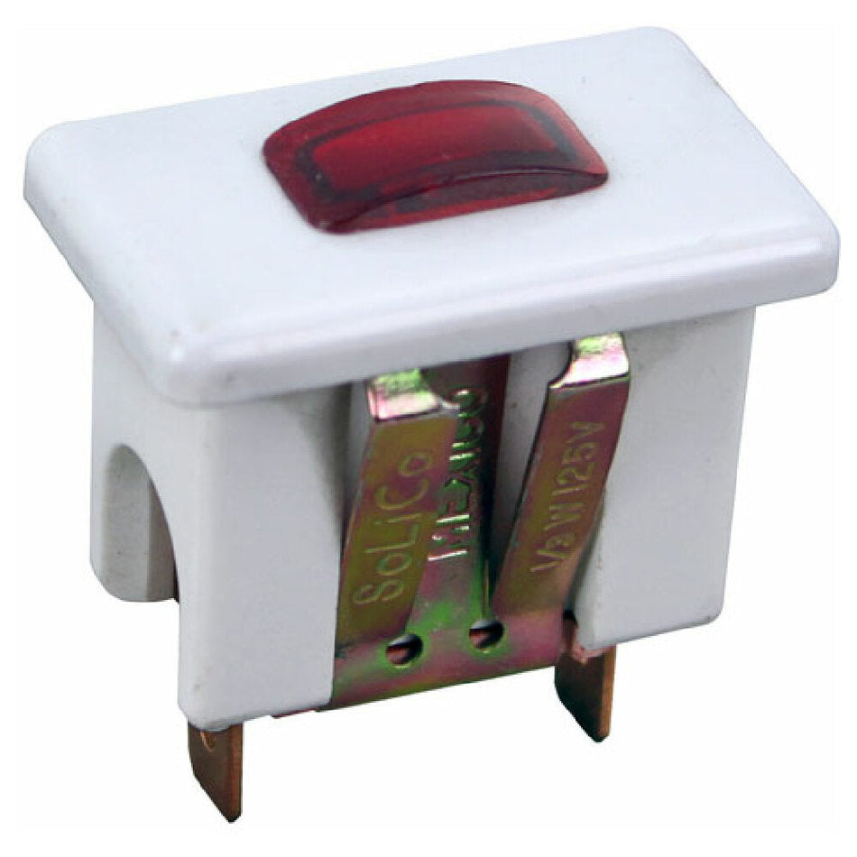 0.75 Inch Red LED Signal Light with Impact Resistant Polymer - 381557