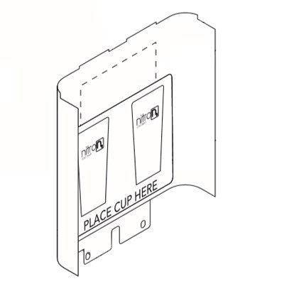 BUNN 38661.0000 Splash Panel Weldment for JDF