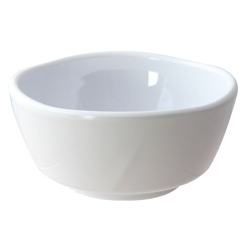 12 Pack 19 oz, 5-5/8" Diameter x 2-1/2" Height, Bowl, Classic White Dinnerware, Melamine, BPA Free, Dishwasher Safe, Break-Resistant, Shatter-Resistant, No Microwave, No Oven, NSF