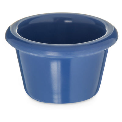 Carlisle S27514 1-1/2 Oz Smooth Dishwasher Safe Ramekin Melamine Ocean Blue
