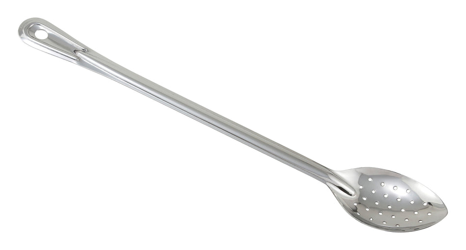 Winco BSPT-18 18 Inch Perforated Basting Spoon with Stainless Steel Handle