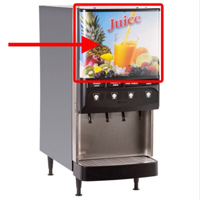 BUNN 39407.0000 Decal Door Wrap JDF-4S