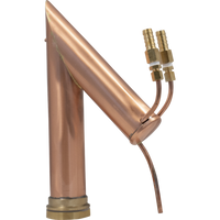 AlcoEngine Copper Pot Still Top w/ Barb Connections - KL16155