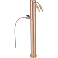 AlcoEngine Copper Reflux Still Top w/ Barb Connections - KL16162