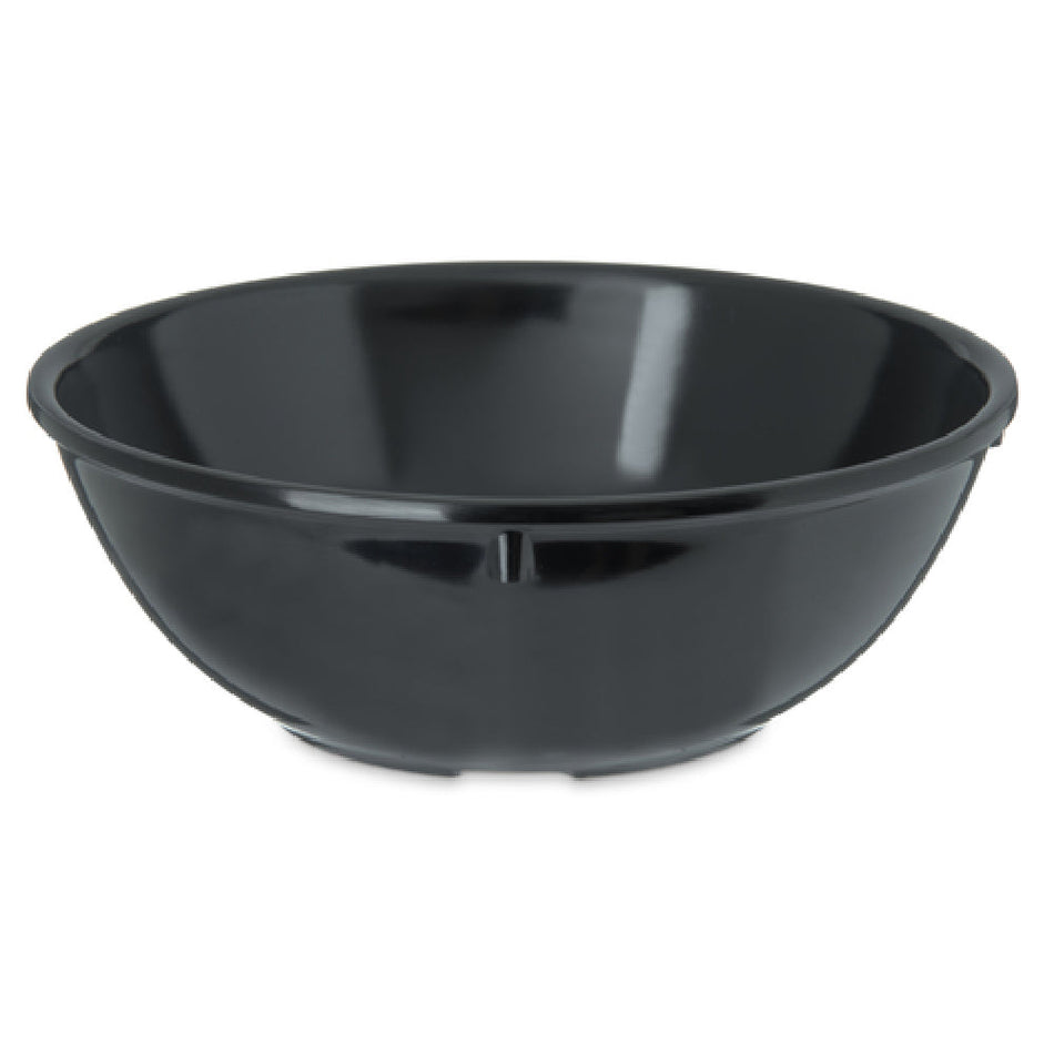 Carlisle 4352103 14 Oz Nappie Bowl Dishwasher Safe Melamine Black
