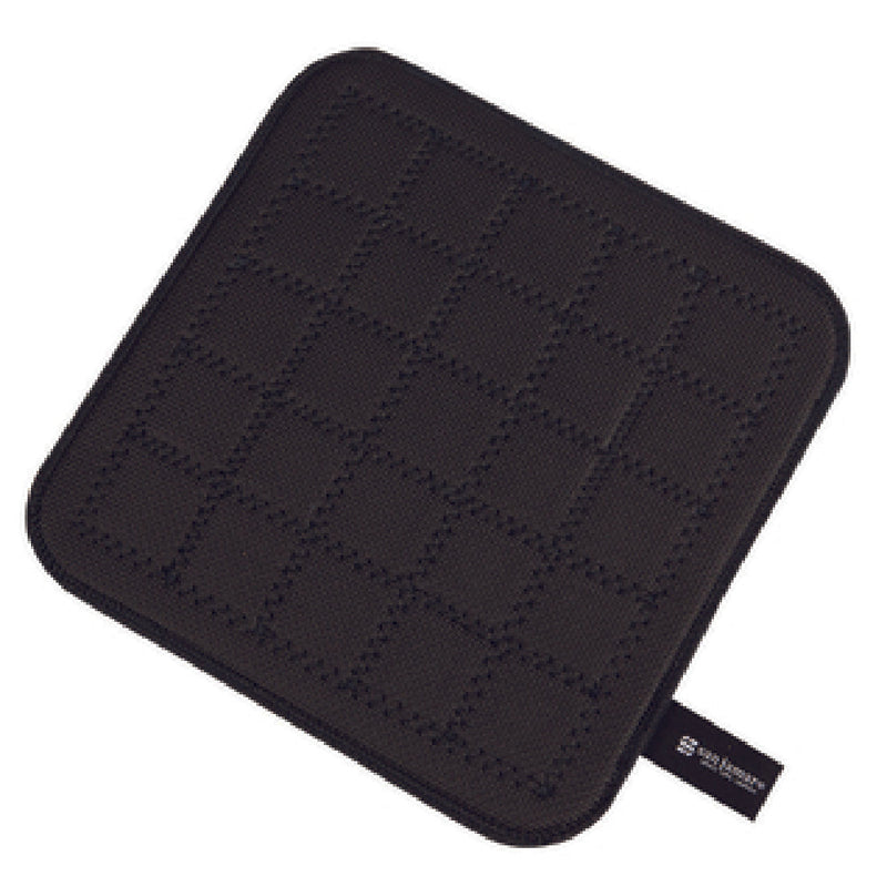 Carlisle UHP1010BK 10 Inch Square Hot Pad Neoprene Black Durable Non-Slip