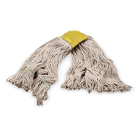 Carlisle 369513B00 Small Looped-end Wet Mop Head Cotton Synthetic Blend with Scrubber