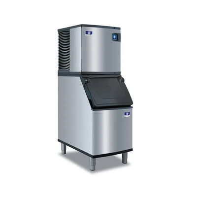 Manitowoc Ice IDT0420A/D420 470 lb Indigo NXT™ Full Cube Ice Machine w/ Bin - 383 lb Storage, Air…