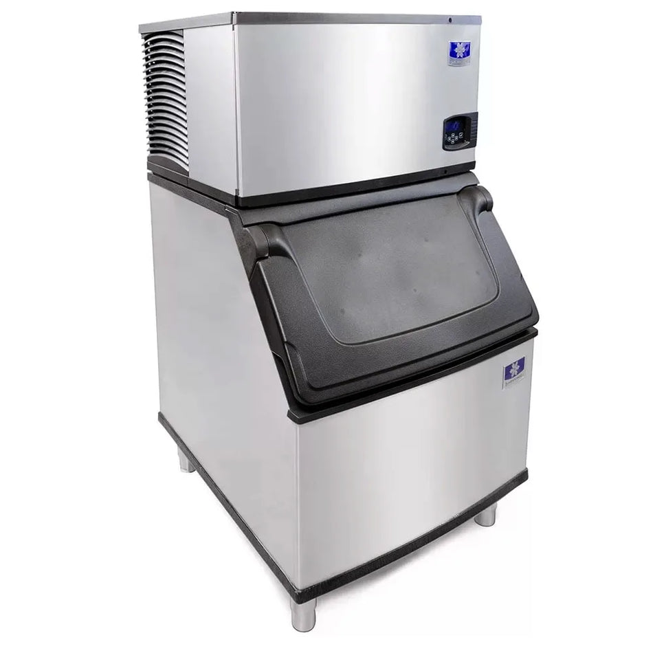 Manitowoc Ice IDT0450A/D400 470 lb Indigo NXT™ Full Cube Ice Machine w/ Bin - 365 lb Storage, Air Cooled, 115v