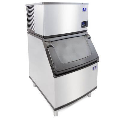 Manitowoc Indigo NXT IDT0500W/D570 Commercial Ice Machine with Bin — 500 lb/Day Full Cube, Water Cooled, 532 lb Storage, 115V