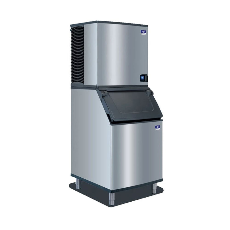 Manitowoc IDT0900W/D970/K00470 780 lb/Day Full Cube Commercial Ice Machine & Ice Maker with Bin, Water Cooled, Indigo NXT, 882 lb Storage, 208/230V