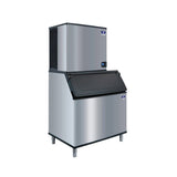 Manitowoc IDT1200A/D970/K00470 1196 lb/Day Full Cube Commercial Ice Machine & Ice Maker with Bin, Air Cooled, Indigo NXT, 882 lb Storage, 208/230V
