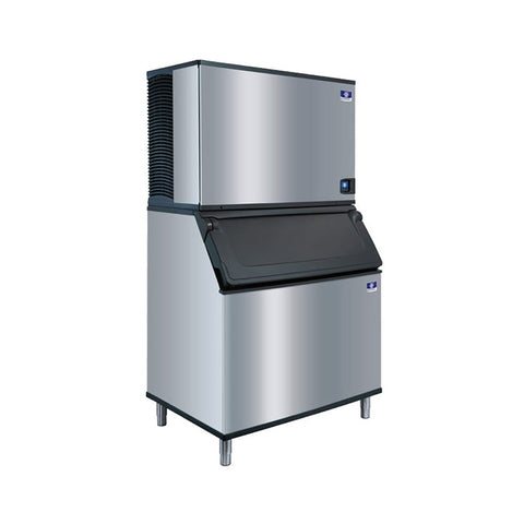 Manitowoc IDT1900W/D970 1900 lb/Day Full Cube Commercial Ice Machine & Ice Maker with Bin, Water Cooled, Indigo NXT, 882 lb Storage, 208/230V