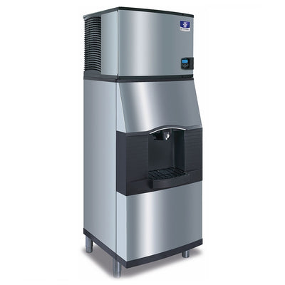 Manitowoc Indigo NXT IYP0500A/SPA312 Ice Dispenser — 516 lb/Day, Half Cube, Air Cooled, 180 lb Storage, 115V