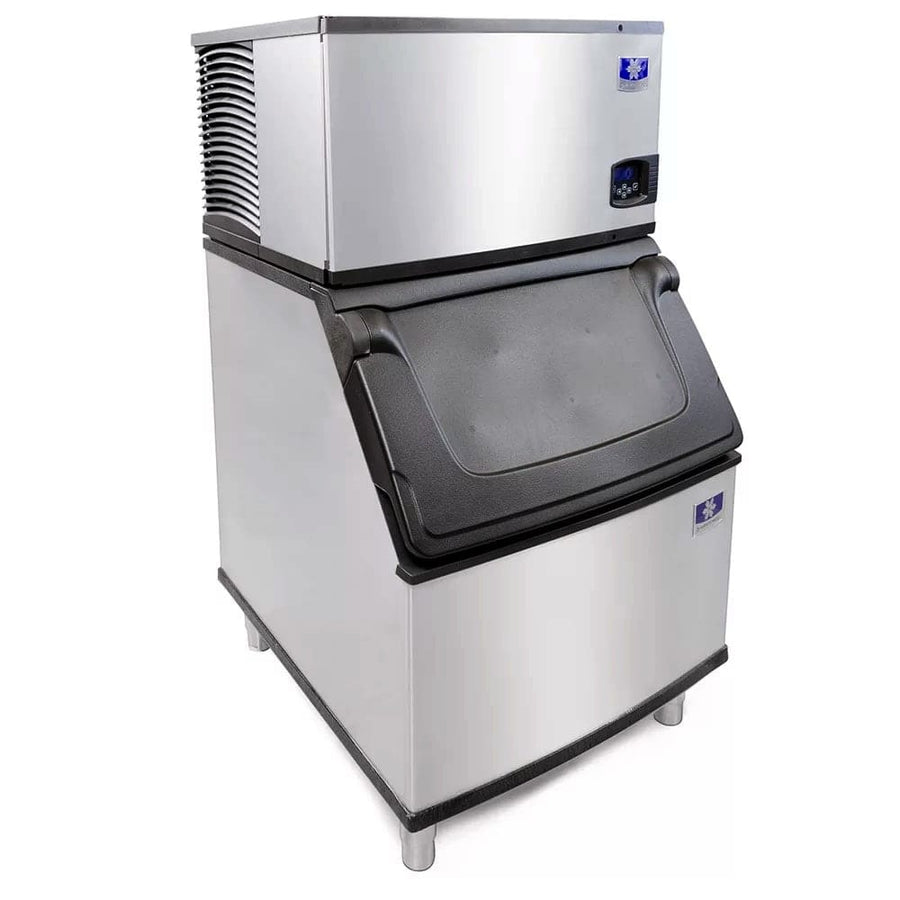 Manitowoc Indigo NXT IYP0500W/D400 Commercial Ice Machine with Bin — 509 lb/Day Half Cube, Water Cooled, 365 lb Storage, 115V