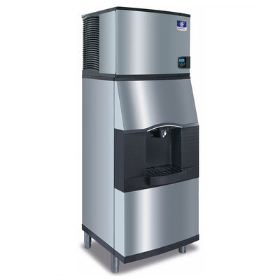 Manitowoc Indigo NXT IYT0620W/SPA162 Ice Dispenser — 560 lb/Day, Half Cube, Water Cooled, 120 lb Storage, 115V