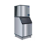 Manitowoc IYP0600A/D570 672 lb/Day Half Cube Commercial Ice Machine & Ice Maker with Bin, Air Cooled, Indigo NXT, 532 lb Storage, 208/230V