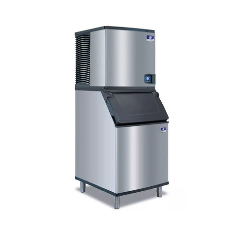 Manitowoc IYP0600A/D570 672 lb/Day Half Cube Commercial Ice Machine & Ice Maker with Bin, Air Cooled, Indigo NXT, 532 lb Storage, 208/230V
