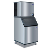 Manitowoc IYP0800A/D570 745 lb/Day Half Cube Commercial Ice Machine & Ice Maker with Bin, Air Cooled, Indigo NXT, 532 lb Storage, 208/230V