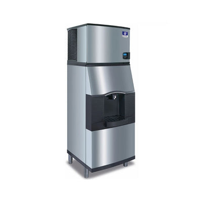 Manitowoc Indigo NXT IYP0800A/SPA312 Ice Dispenser — 745 lb/Day, Half Cube, Air Cooled, 180 lb Storage, 208/230V