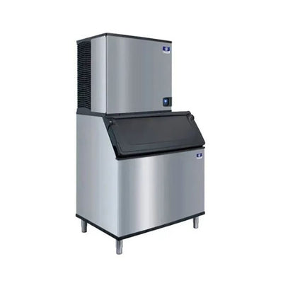 Manitowoc IYT0900W/D970/K00470 785 lb/Day Half Cube Commercial Ice Machine & Ice Maker with Bin, Water Cooled, Indigo NXT, 882 lb Storage, 208/230V