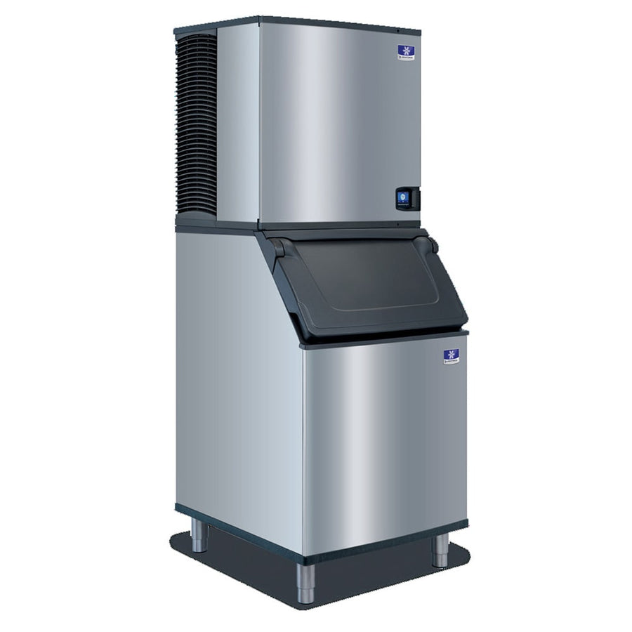 Manitowoc IYP1000/D570 971 lb/Day Half Cube Commercial Ice Machine & Ice Maker with Bin, Air Cooled, Indigo NXT, 532 lb Storage, 208/230V