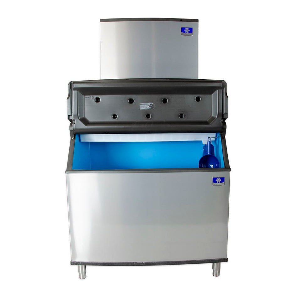 Manitowoc Indigo NXT IYP1000/D970 Commercial Ice Machine with Bin — 971 lb/Day Half Cube, Air Cooled, 882 lb Storage, 208/230V