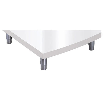 Manitowoc K00138 Adjustable Stainless Steel Caster Legs - 7-2/3" to 8-2/3" (Set of 4)