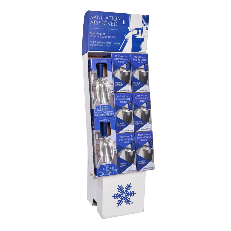 Manitowoc K00485 Ice Scoop Merchandising Kit - Includes (6) Holders & (4) Scoops
