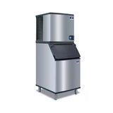 Manitowoc RFP0320A/D570/K00472 Commercial Ice Machine with Bin — 370 lb/Day Flake, Air Cooled, 532 lb Storage, 115V