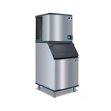 Manitowoc RFP0620A/D420 730 lb/Day Flake Commercial Ice Machine & Ice Maker with Bin, Air Cooled, 383 lb Storage, 115V