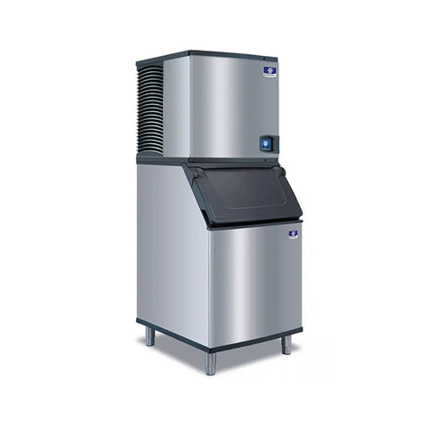 Manitowoc RFP0620A/D420 730 lb/Day Flake Commercial Ice Machine & Ice Maker with Bin, Air Cooled, 383 lb Storage, 115V