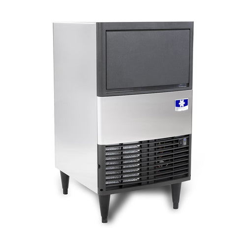 Manitowoc UDP0080A 110 lb/Day Full Cube Undercounter Commercial Ice Machine & Ice Maker with Bin, Air Cooled, NEO, 31 lb Storage, 115V